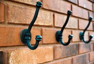 Coat-hooks,On,A,Brick,Wall Coat Hook