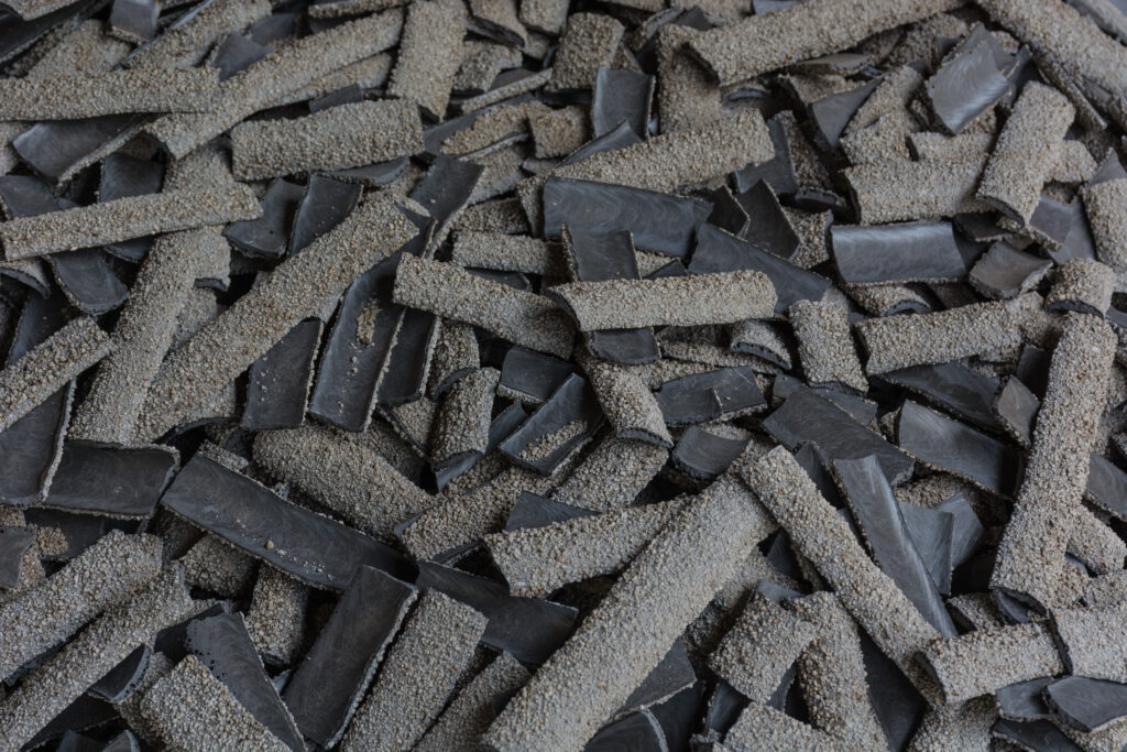Slag,Flux,After,Welding,From,Submerge,Arc,Weld,Process Slag